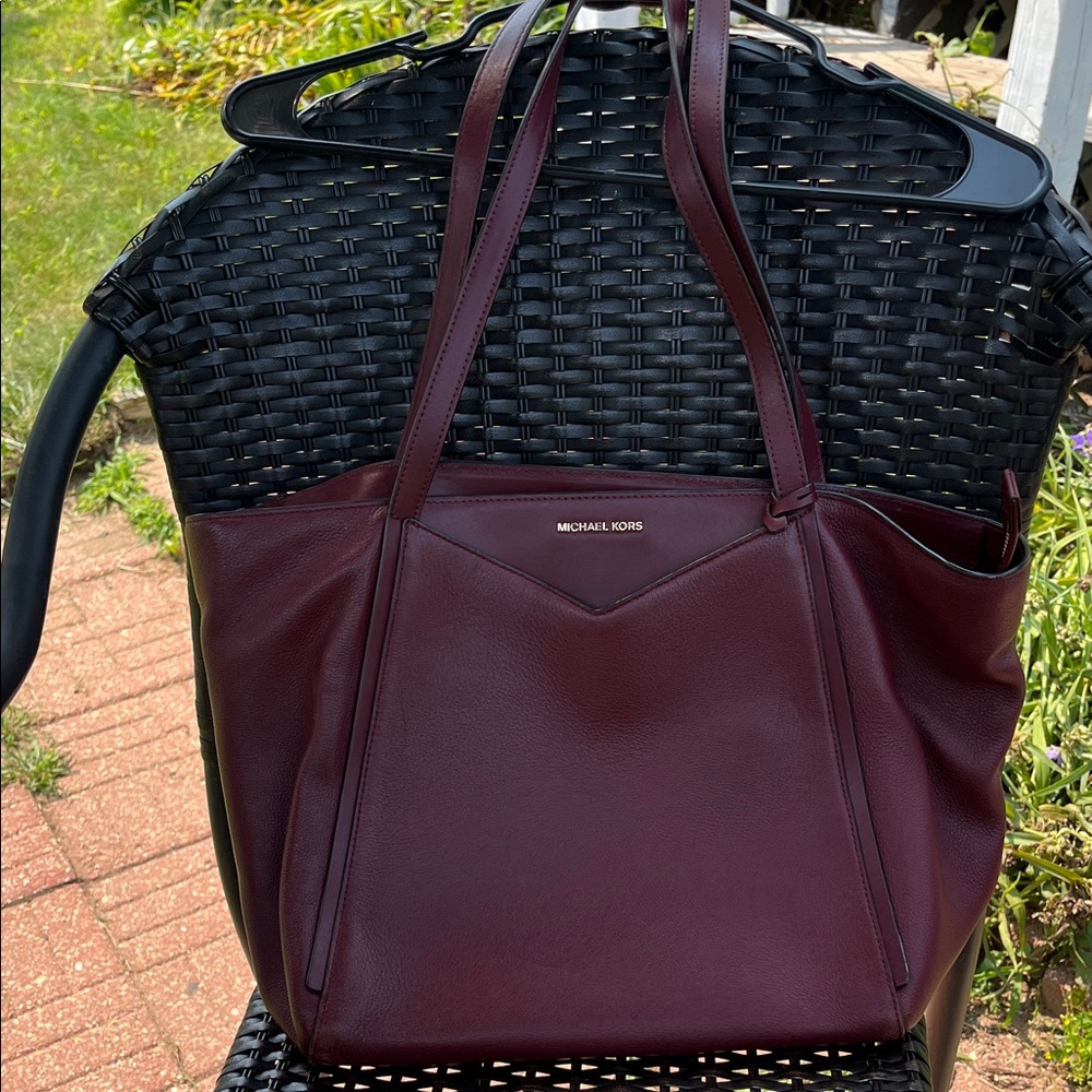 Michael Kors Deep Burgundy Tote